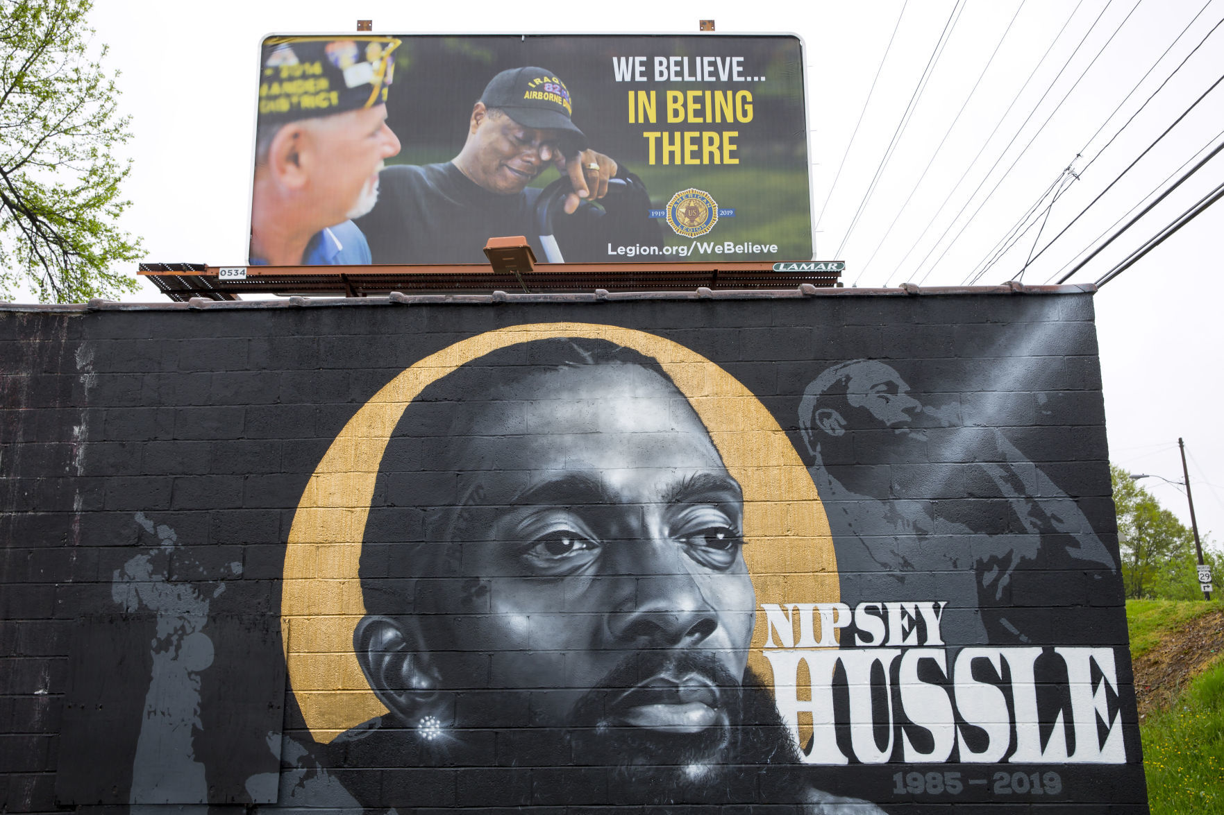 Nipsey Hussle mural in Greensboro